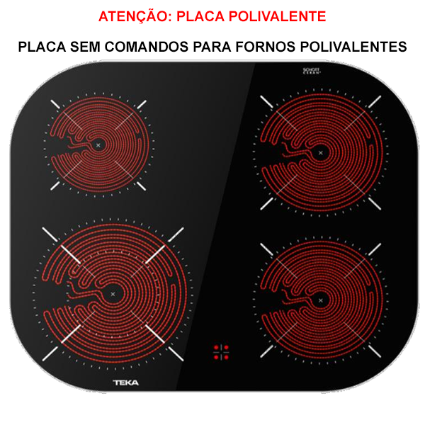 PLACA ENCASTRAR TEKA – TCC 64000 PLV BK