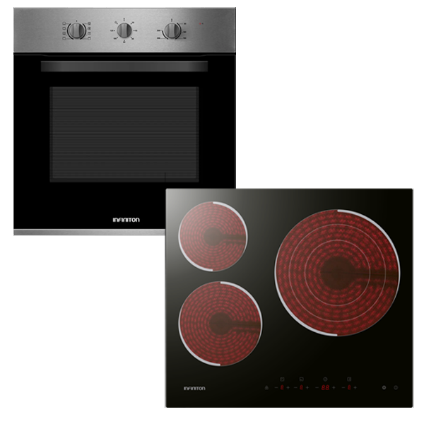 CONJUNTO FORNO E PLACA INFINITON -HV-CB65H30