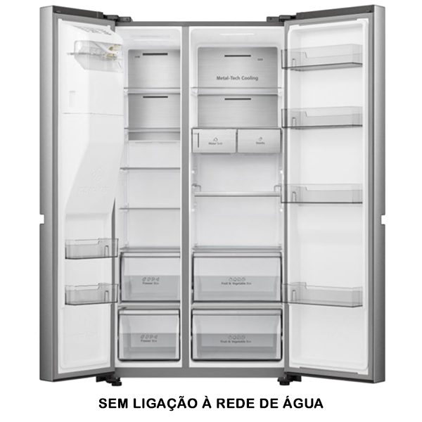 FRIGORÍFICO SIDE BY SIDE HISENSE – RS818N4TIC