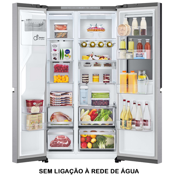 FRIGORÍFICO SIDE BY SIDE LG – GSXE 91 MBAD