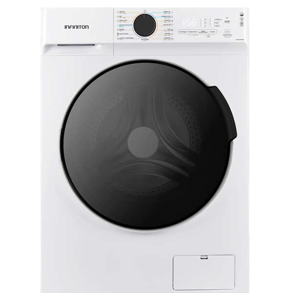 MÁQUINA DE LAVAR E SECAR ROUPA INFINITON – WSD-G8A6D4BN
