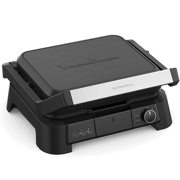 GRELHADOR DE PLACAS MOULINEX SUPERGRILL 3 EM 1 – GI5108F0