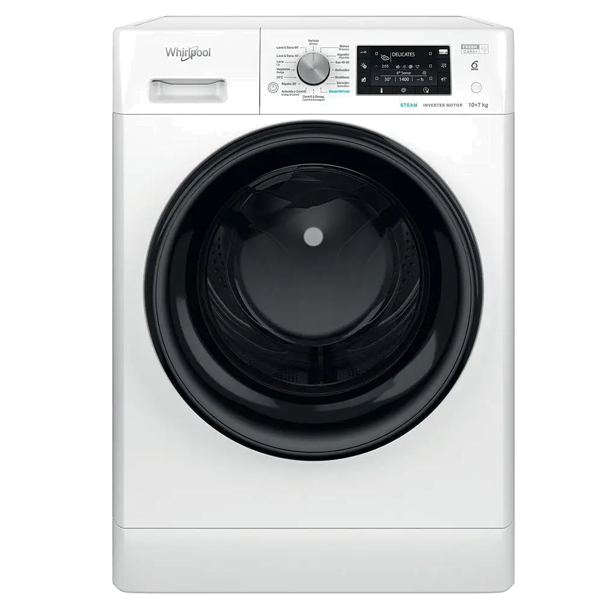 MÁQUINA DE LAVAR E SECAR ROUPA WHIRLPOOL – FFWDD 1074489 BV SPT