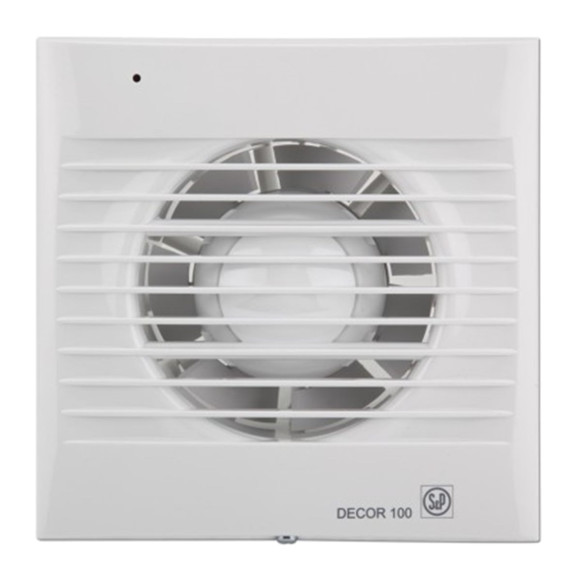 EXTRATOR PARA BANHO S&P – DECOR 100 C – 5210001300